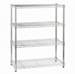 Wire shelving